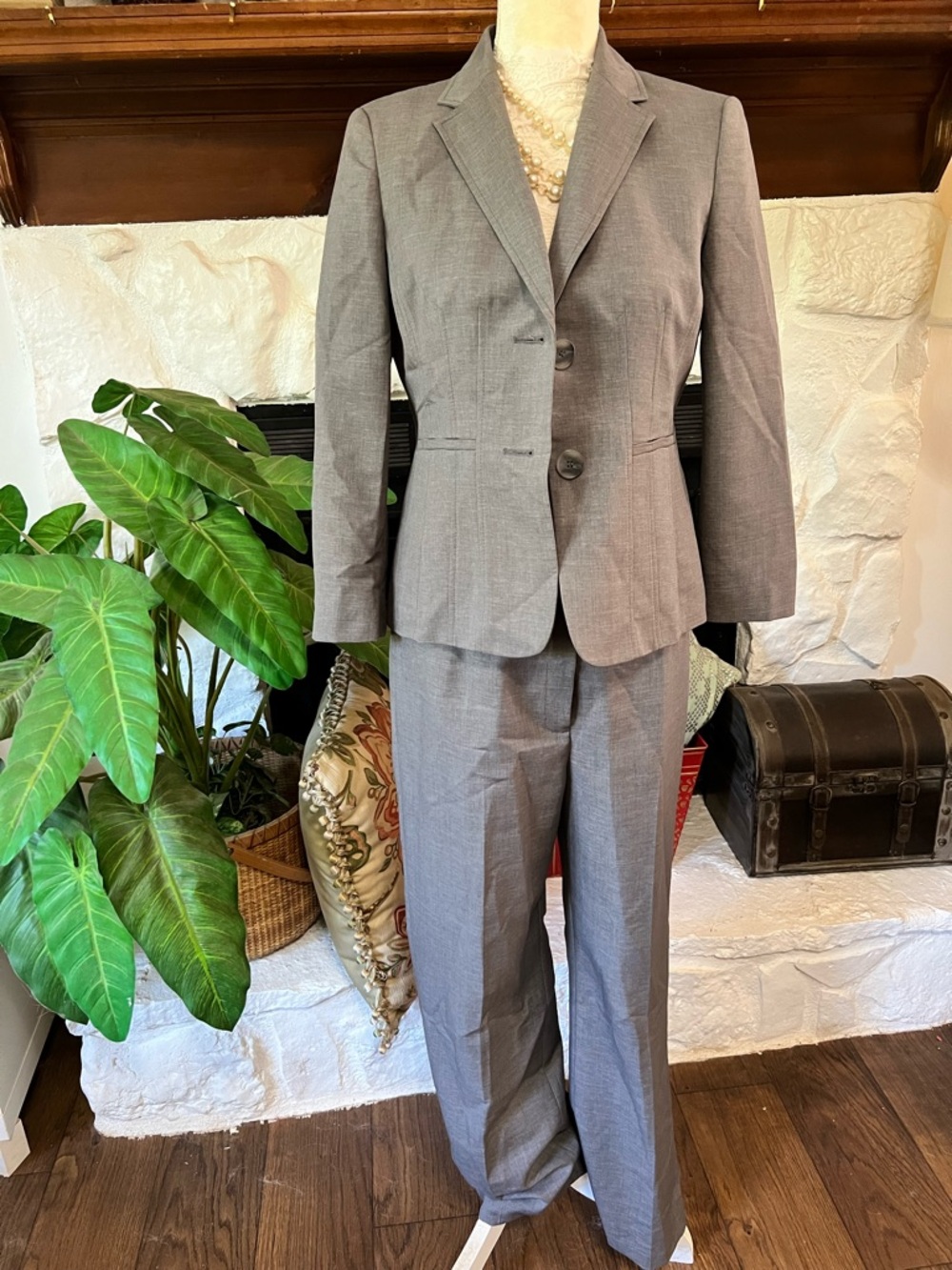 KASPER Jacket Gray Women’s Size 4 NWOT